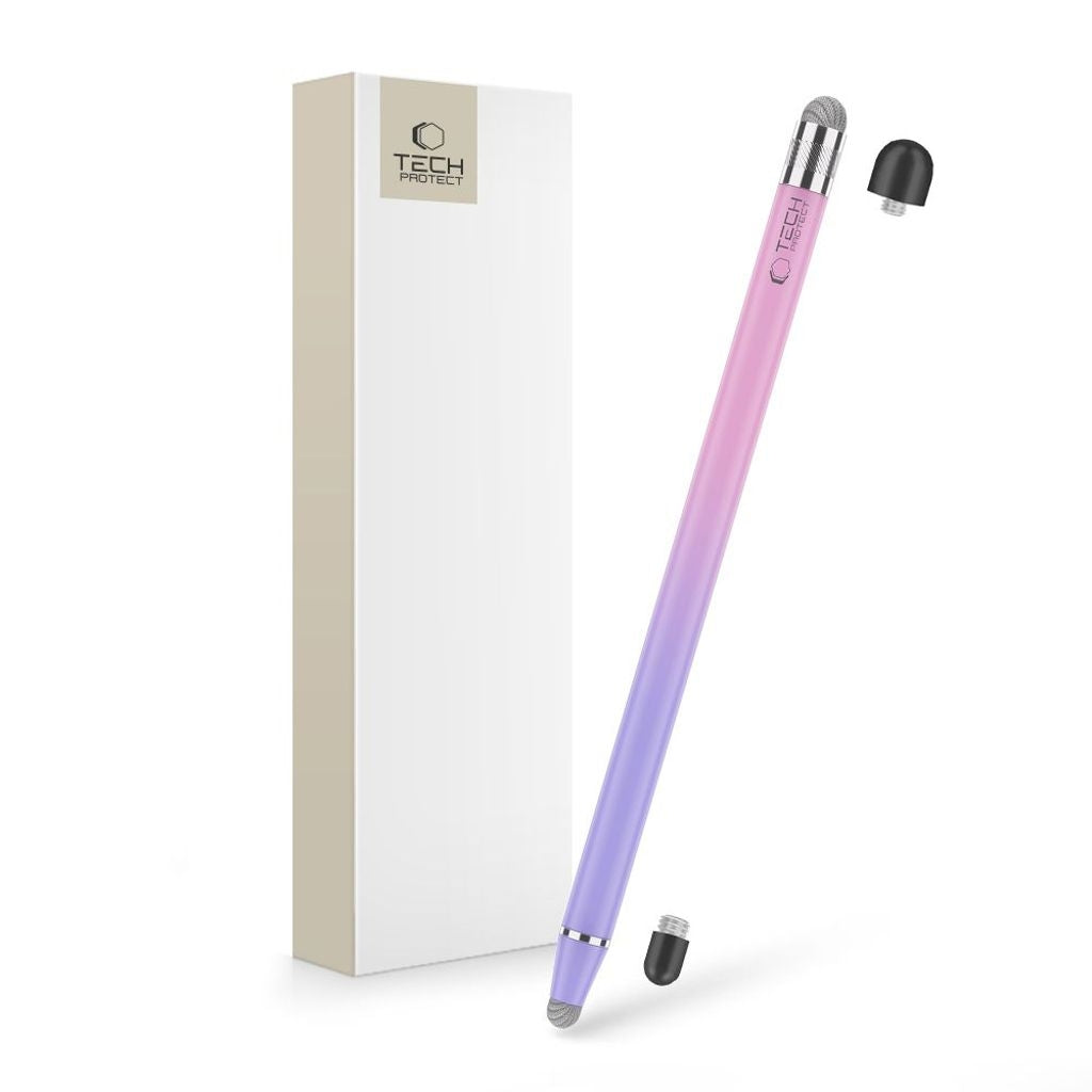 Tech-Protect Usp100 Touch Stylus Passiv, 4 Spetsar - Lila