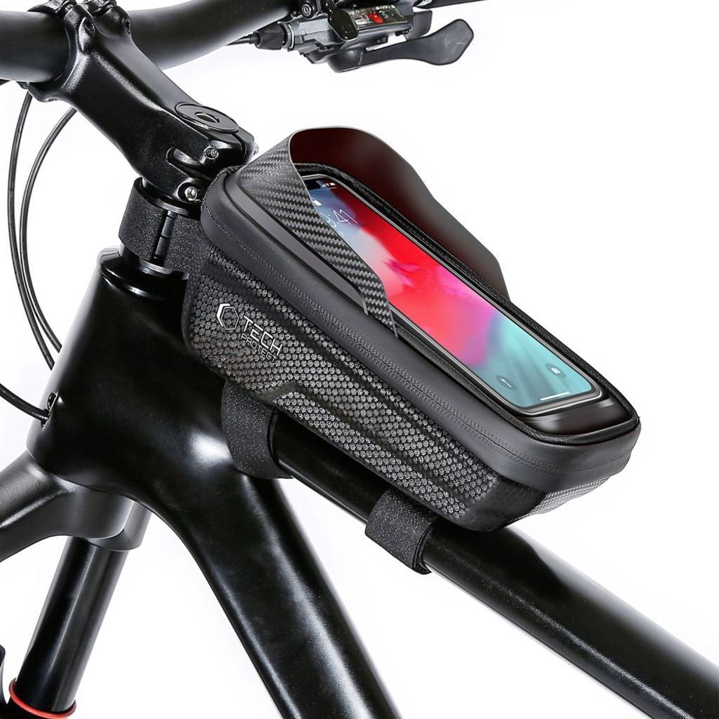 Tech-Protect V2 Cykelväska Med Telefonfack 1L – Svart