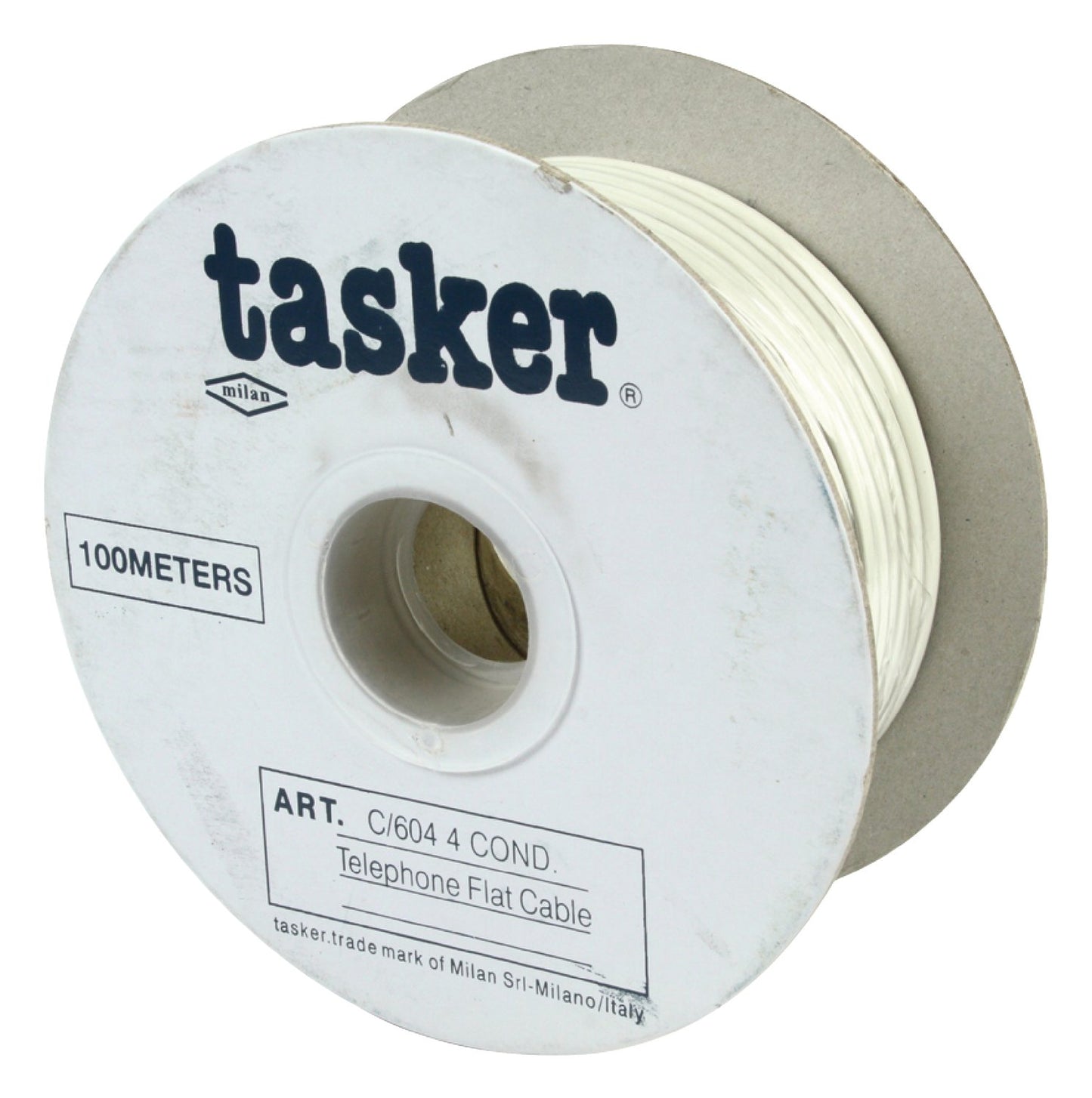 Telecom Cable 4x 7/0.12 - 100 m White