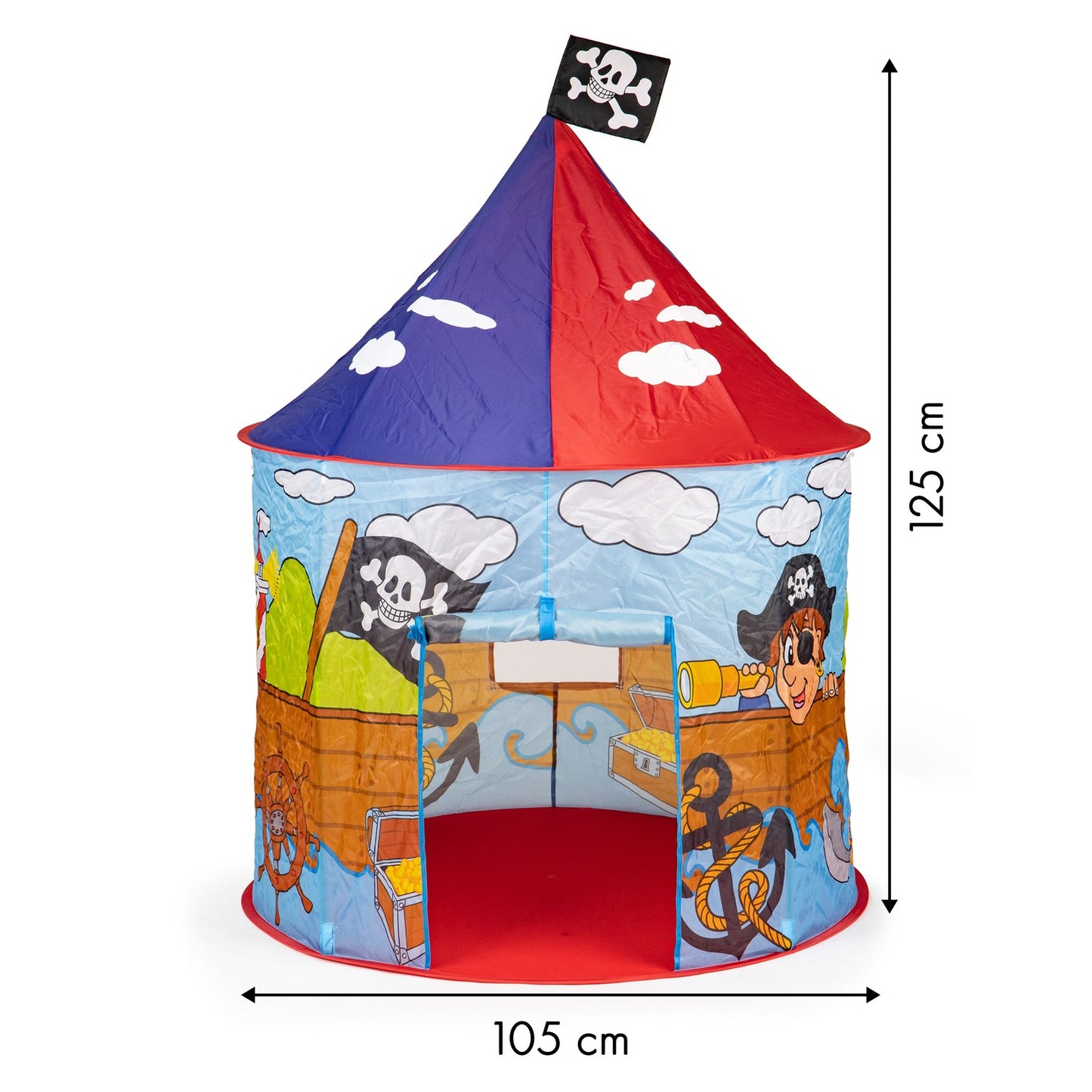 Tent pirate house children's playground