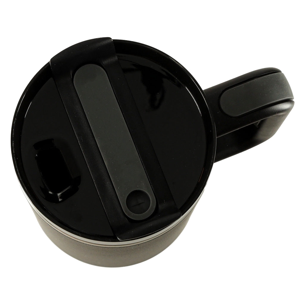 Thermal Mug with Straw & Handle, 1200ml, Black