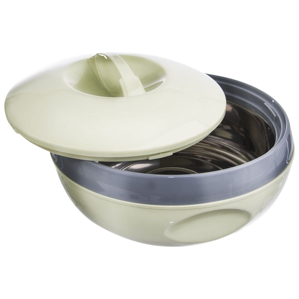 Thermos for hot food and ice cream, plastic & stainless steel