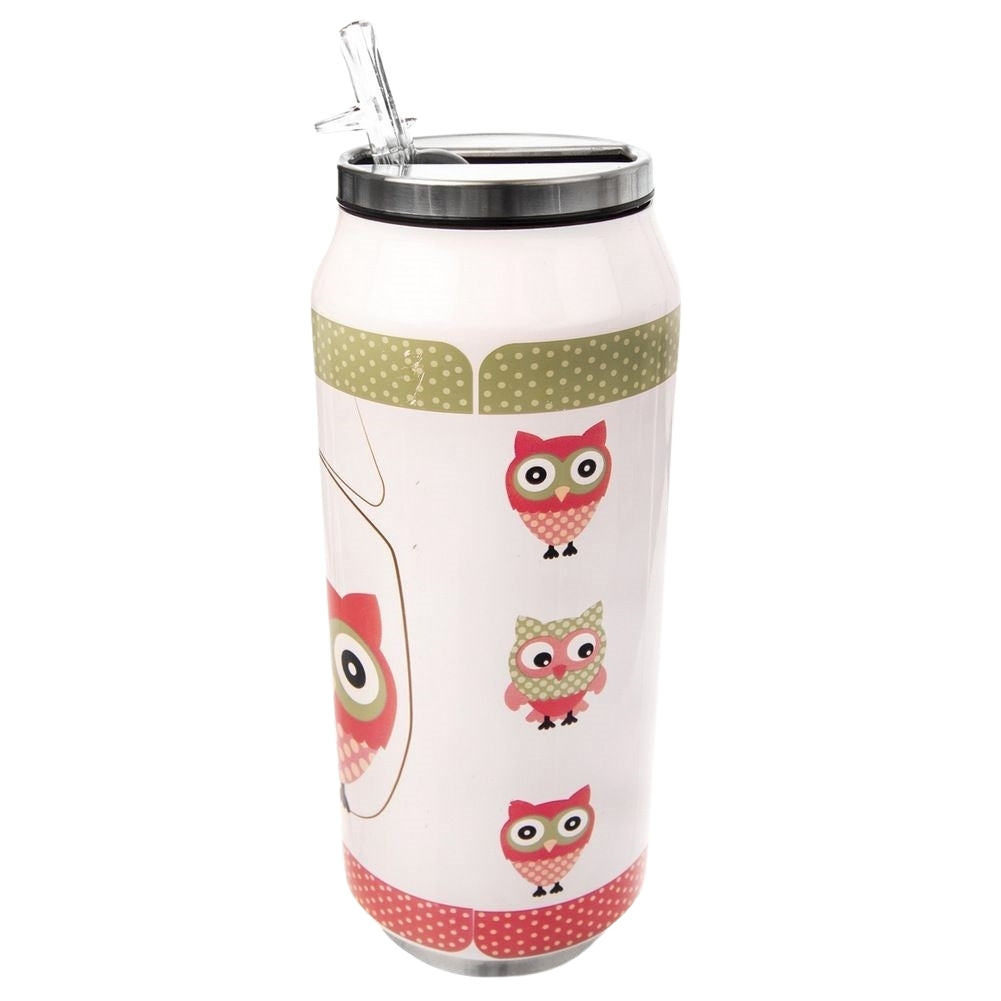 Thermos jar with spout and straw, keeps heat for 12 hours