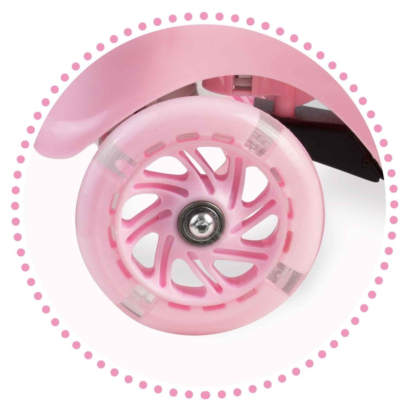 Three-wheeled Scooter Ricokids Piko - Pink