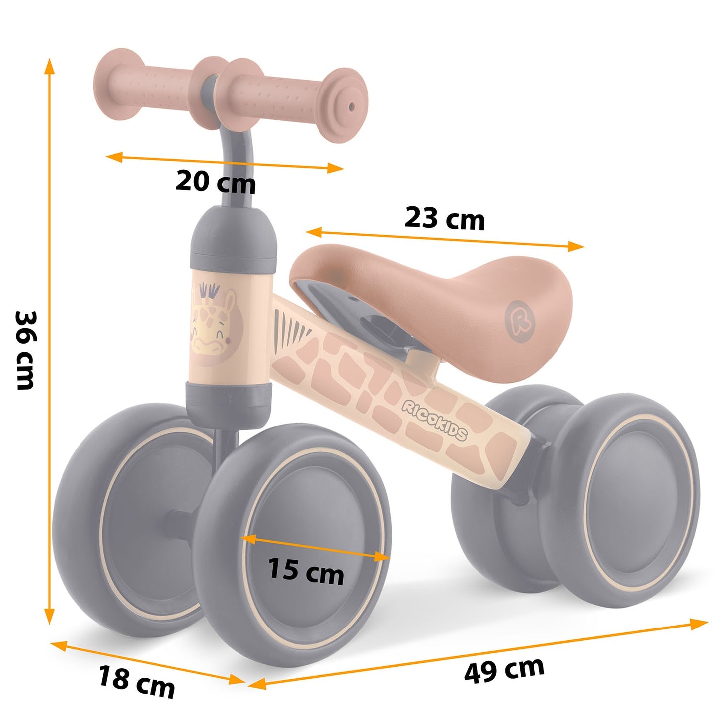 Toddler Tricycle Balance Bike, Lightweight, 3 Wheels