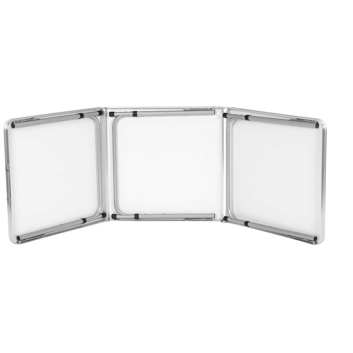 Tourist table, foldable camping table, white top, 180 x 60 cm