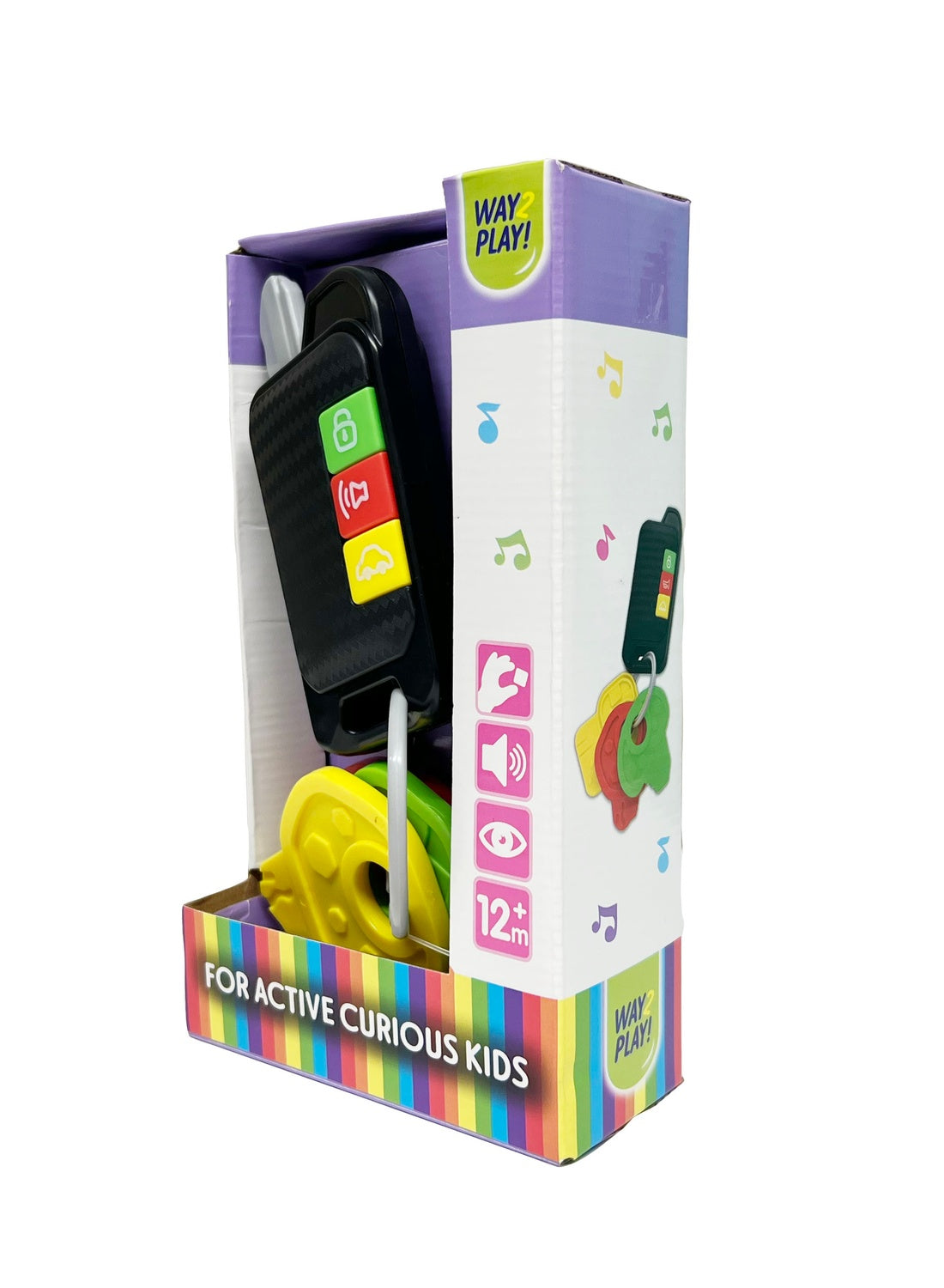 Toy Car Keys with Sound Effects, 3 Keys Included