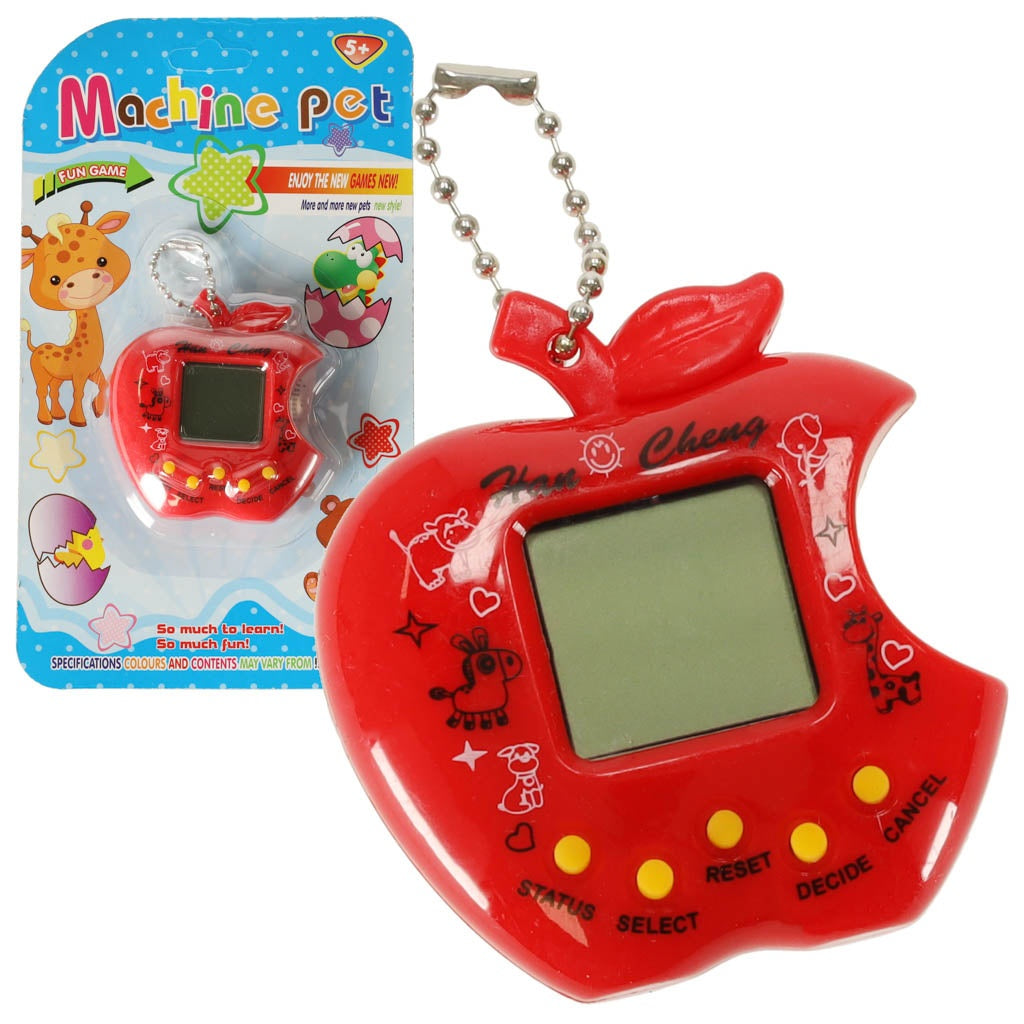 Toy Tamagotchi electronic game apple red