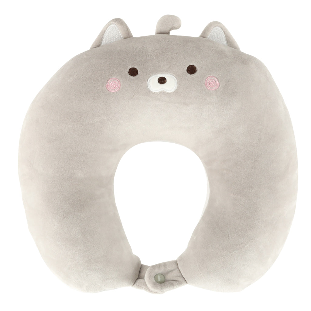 Travel pillow 2in1 cornet under the neck mascot cat