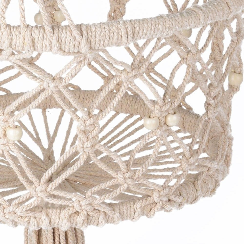 Trendy Hanging Flower Pot in String - Boho Style