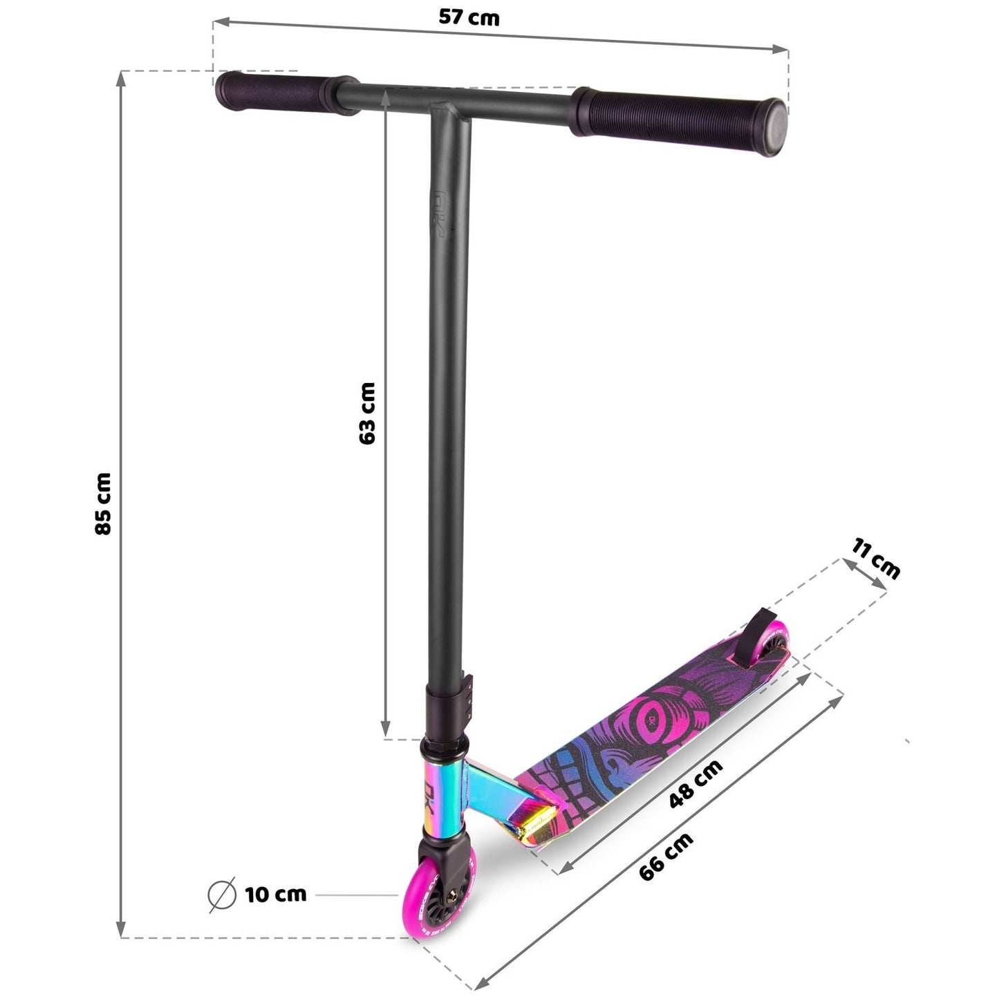 Trick Scooter SOKE EVO Street Black Neochrome