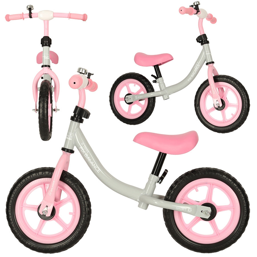 Trike Fix Balance cross-country bicycle white and pink