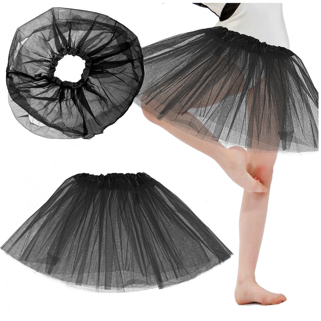 Tulle tutu skirt costume black