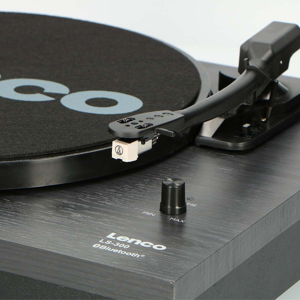 Turntable with Bluetooth® and two external speakers Black