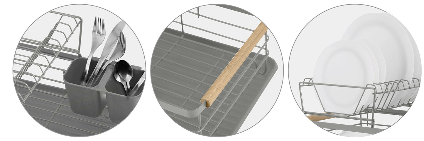 Two-level dish dryer MS-601 Massido gray