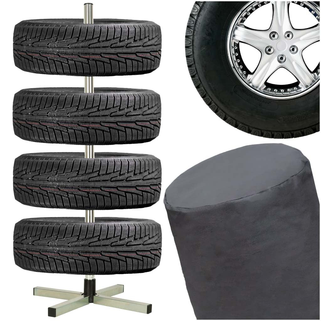 Tyre wheel rack