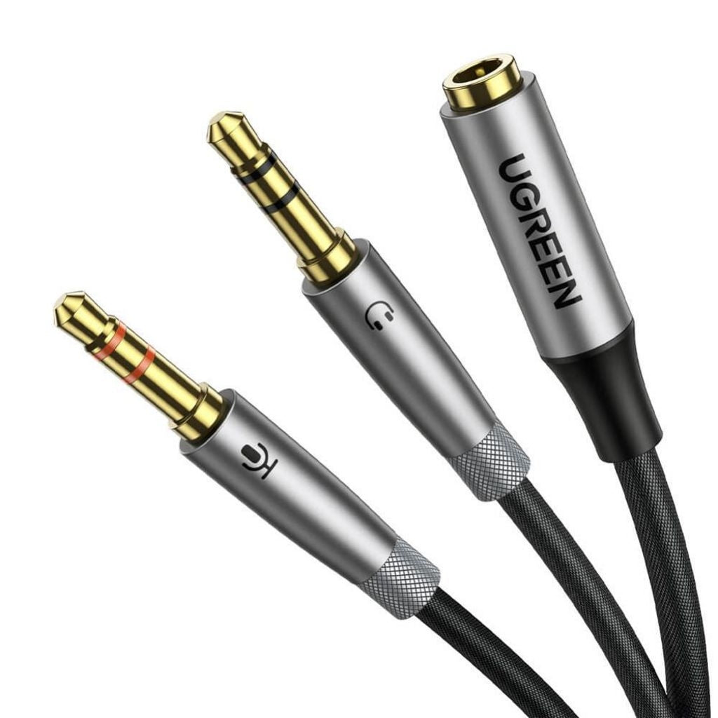 UGREEN 3.5mm AUX Audio Splitter Cable 1 Female to 2 Male