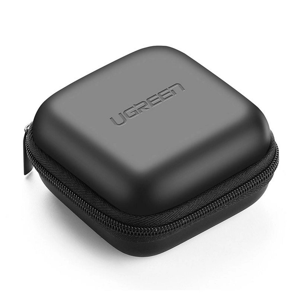 UGREEN Case for headphones and accessories, 8x8cm - Black