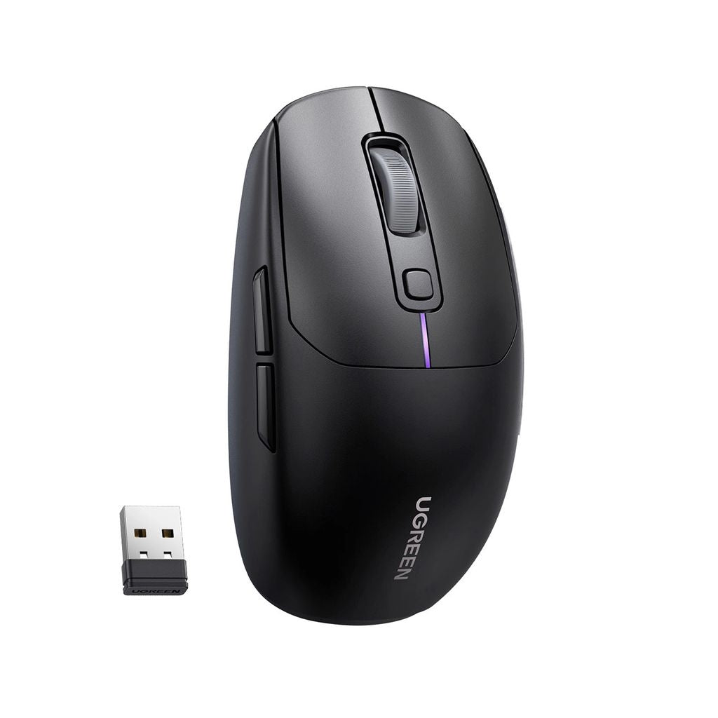 UGREEN MU103 Bluetooth 5.0 Mouse / 2.4GHz USB Receiver - Black