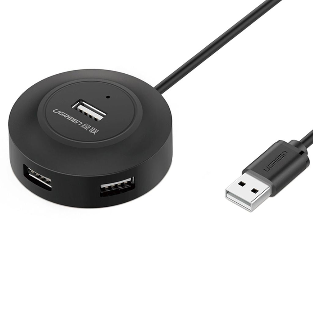 UGREEN USB 2.0 Hub 4x USB-A, 1m - Black