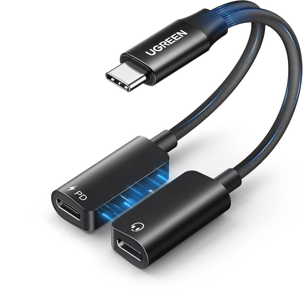 UGREEN USB-C Audio Adapter for Headphones and Charging