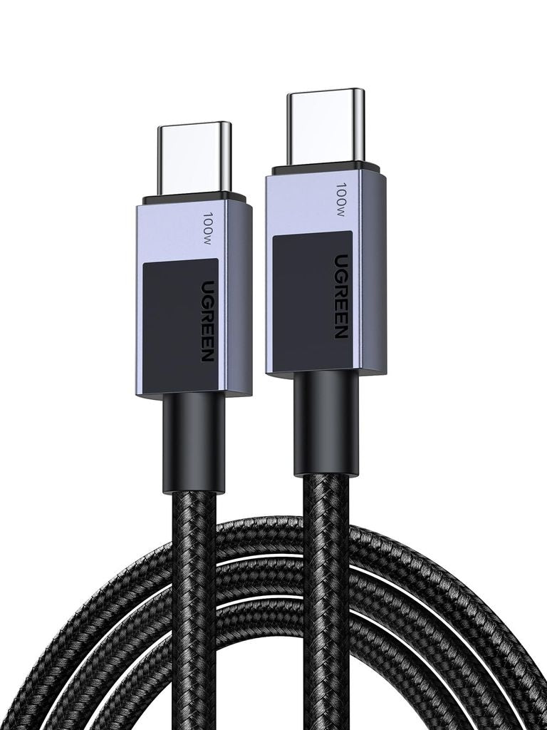 UGREEN USB-C to USB-C Fast Charging Cable 5A PD, 2m - Space Gray