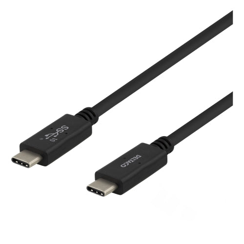 USB-C 100W Cable USB-C Male - USB-C Male 0.5 m Black