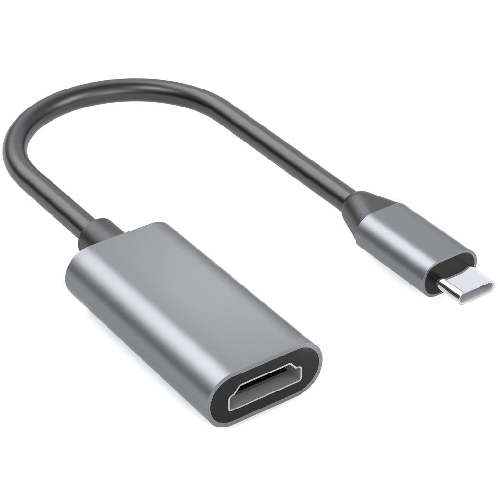 USB-C to HDMI Adapter 5V, 1A - Black/Grey