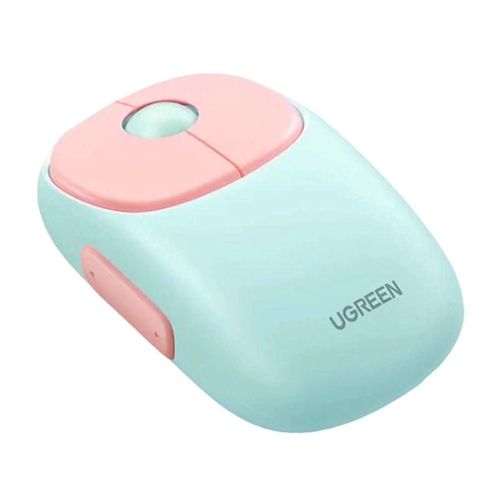 Ugreen FUN+ wireless mouse, Bluetooth, 2.4 GHz - Pink
