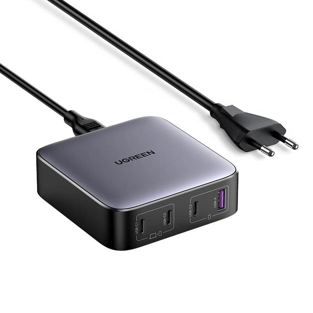 Ugreen Nexode GaN Fast Charger with 3 USB-C ports, 1 USB-A port, 100W