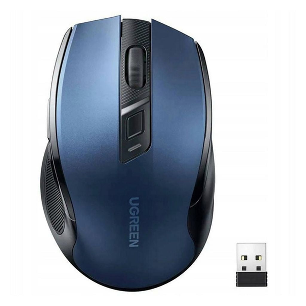 Ugreen Optical Wireless USB Mouse 2.4GHz 4000 DPI - Blue