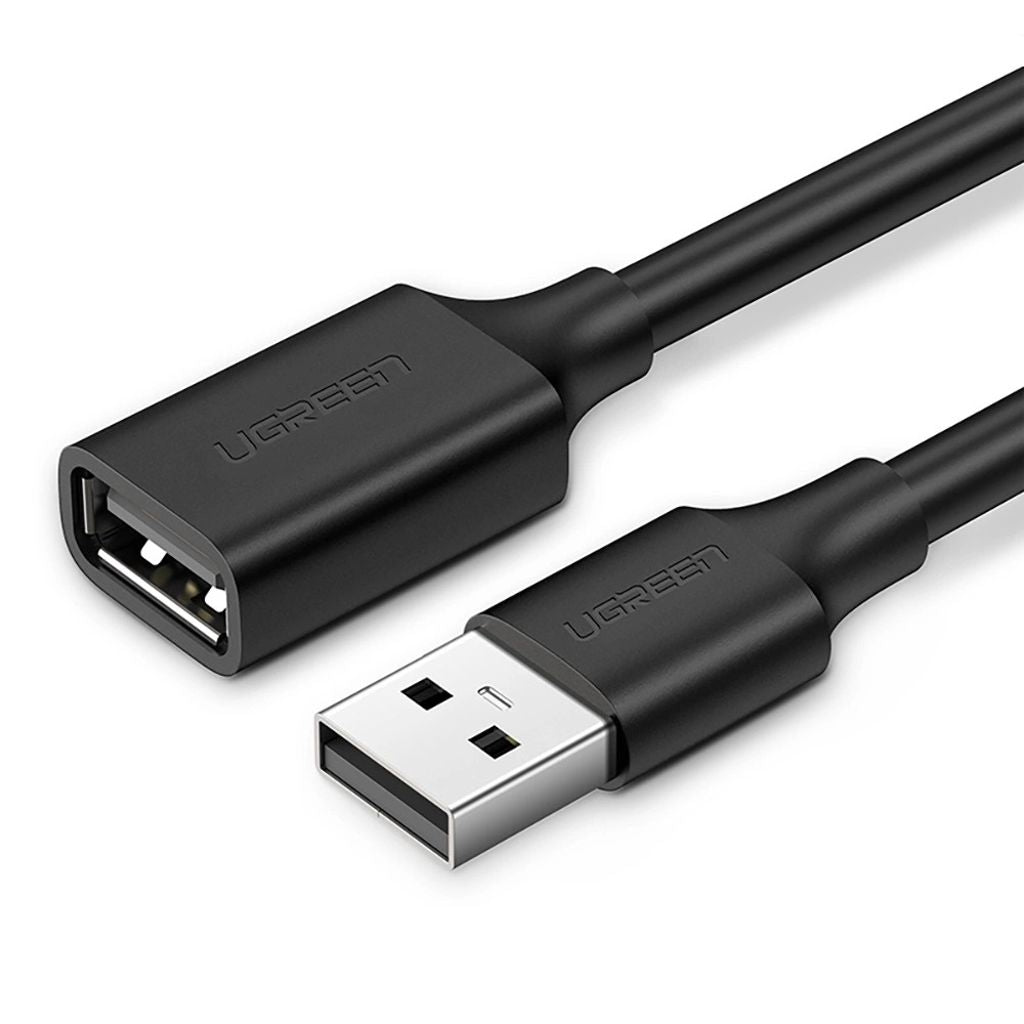 Ugreen USB-A 2.0 extension cable, 0.5m - Black