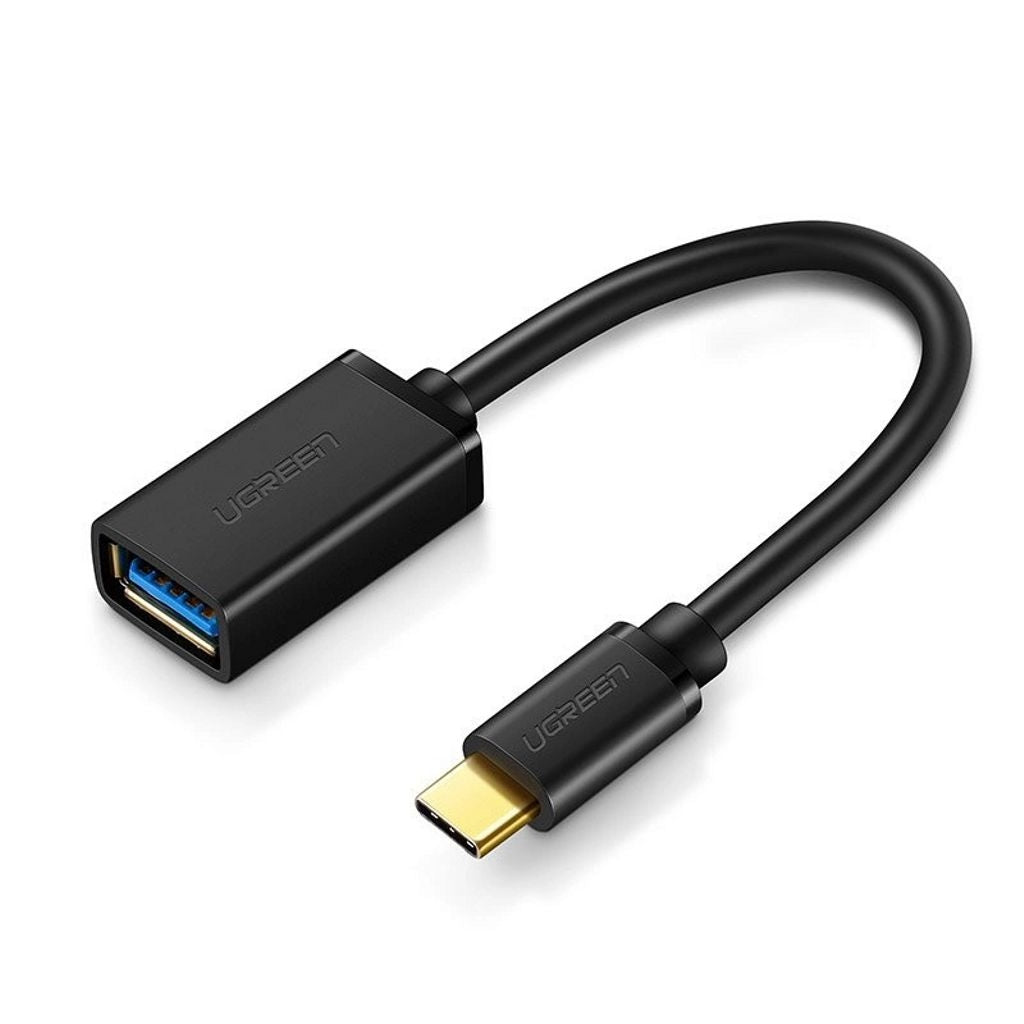 Ugreen USB-A 3.0 (Female) to USB-C 3.0 (Male) OTG Adapter - Black