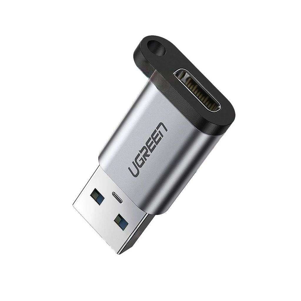 Ugreen USB-C to USB-A adapter, 5Gb/s - Gray
