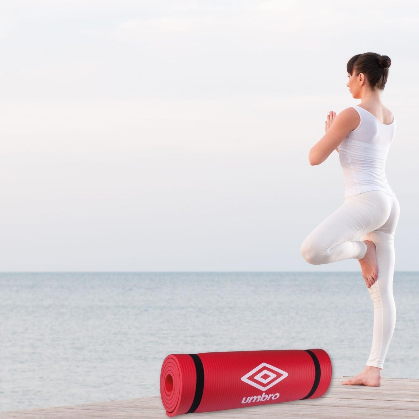Umbro Red Fitness and Yoga Mat 190x58x1cm