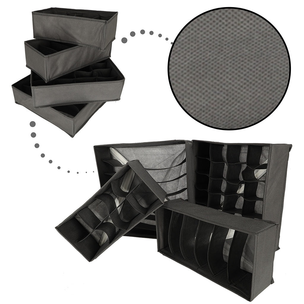 Underwear drawer organiser socks 4 pieces