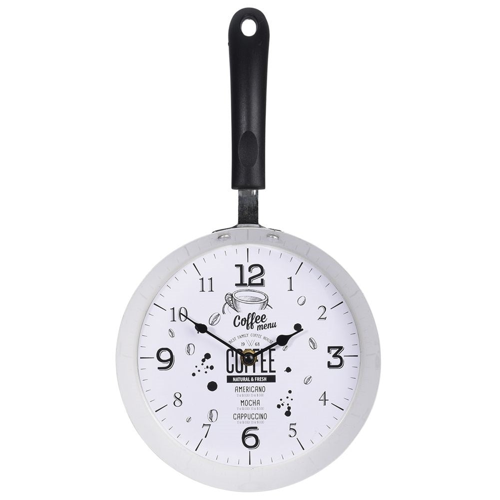 Unique Wall Clock in Frying Pan - Trendy Kitchen Decoration