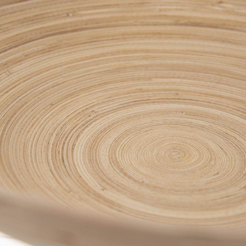 Unique bamboo bowl for fruit, vegetables and nuts
