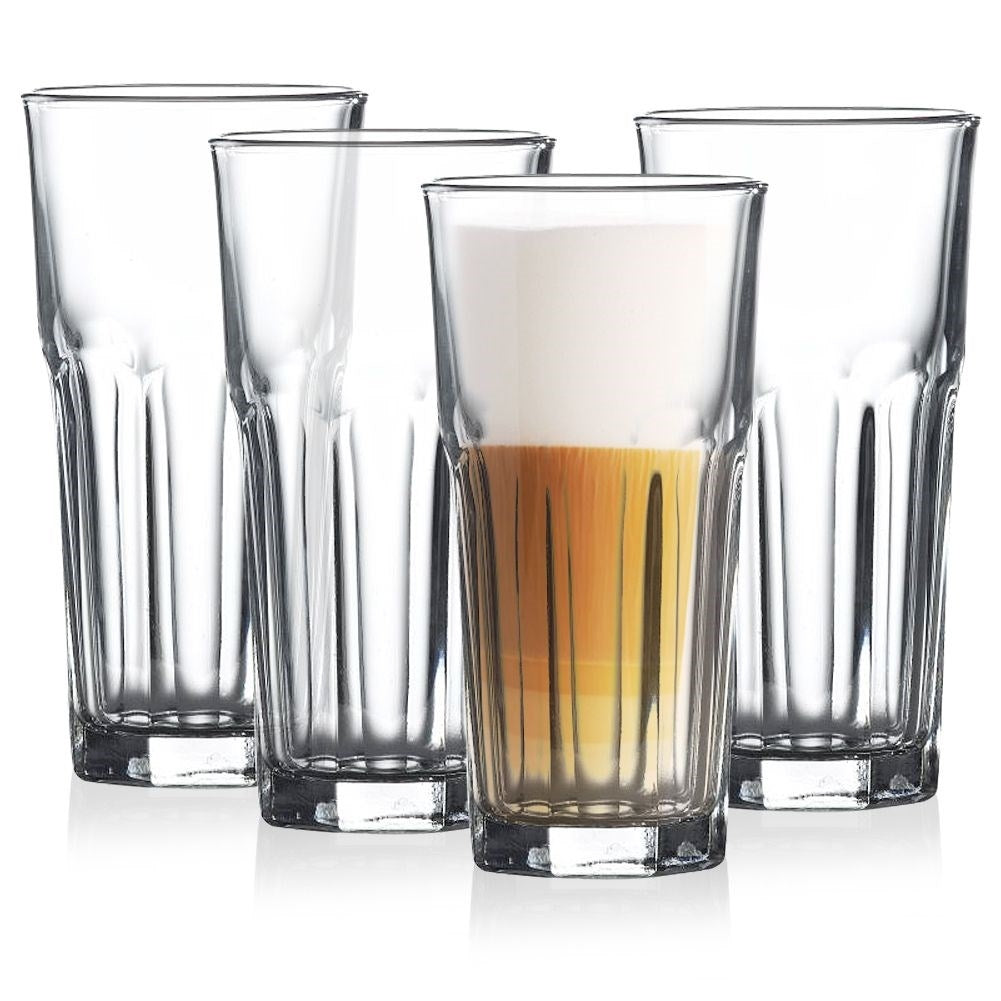 Unique glass set for drinks: Water, lemonade, drinks, juice