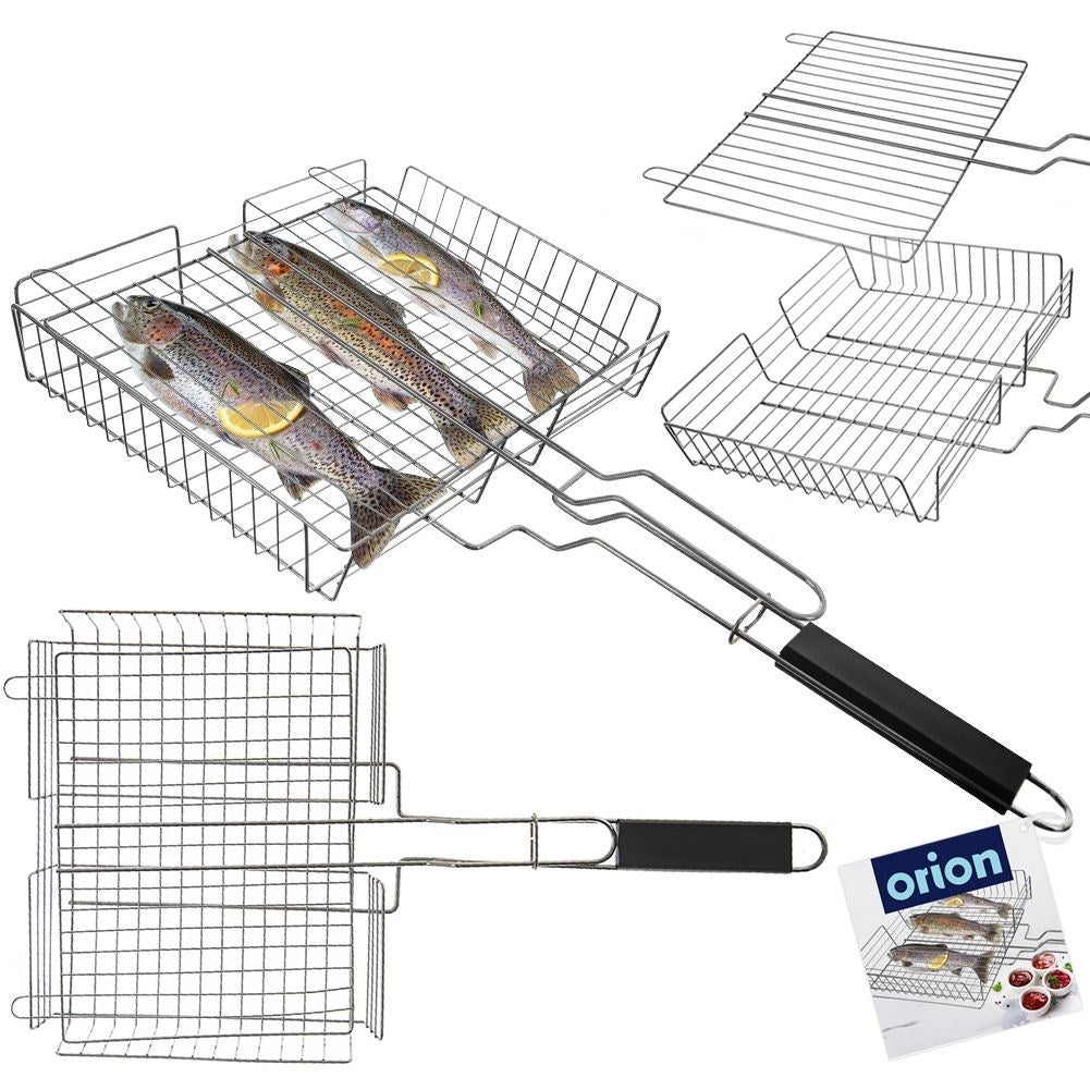 Universal grill grate with locking and non-stick coating