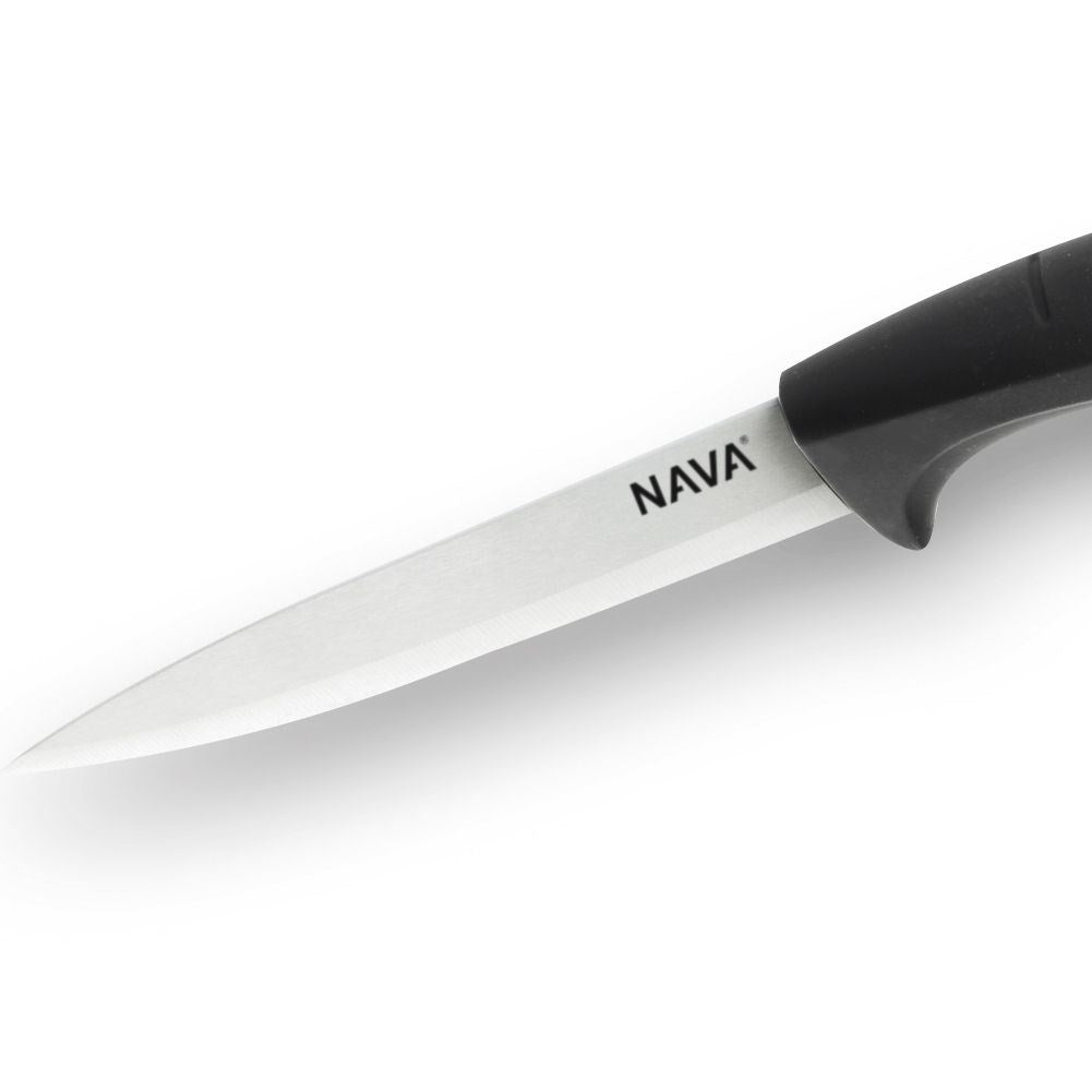 Universal knife with ceramic blade and non-slip handle