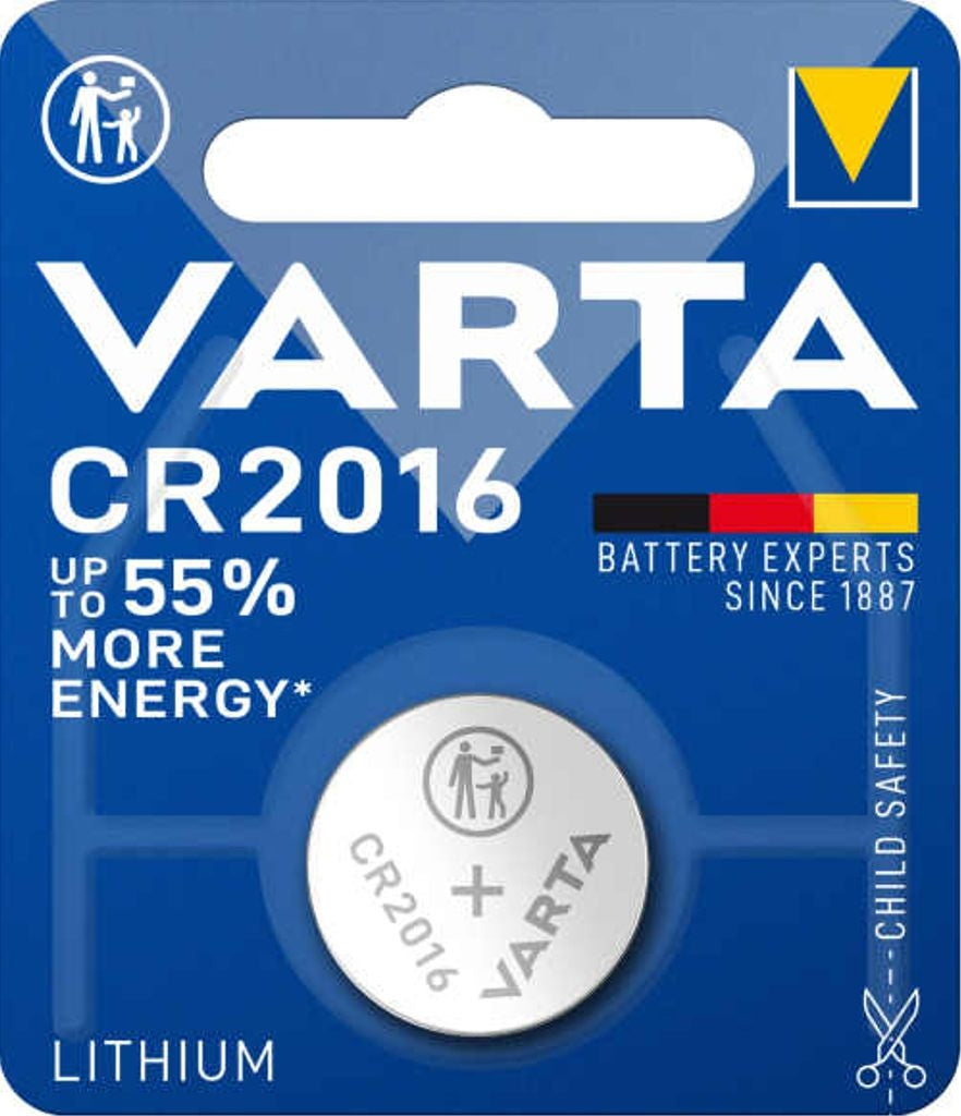 VARTA Lithium Coin button cell battery CR2016