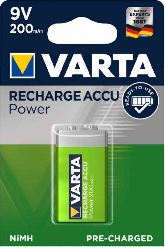 VARTA Recharge Accu Power 9V battery