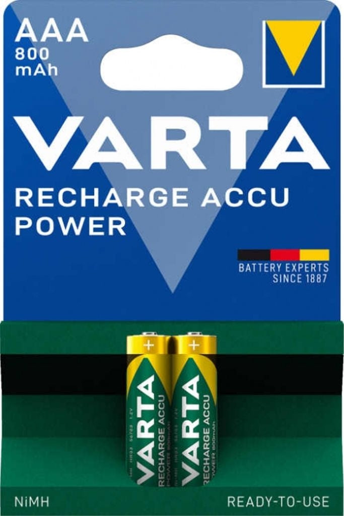 VARTA Recharge Accu Power AAA battery 800 mAh, 2-pack