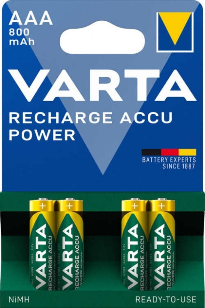 VARTA Recharge Accu Power AAA battery 800 mAh, 4-pack