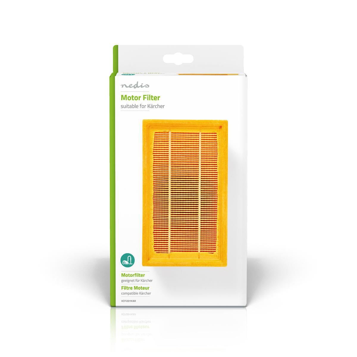 Vacuum Cleaner Motor Filter | Compensation for: Kärcher | KM 70/30 / NT 25/1 / NT 30/1 / NT 35/1 / NT 45/1 / NT 55/1 / NT 611 / NT40/1 / NT50/1