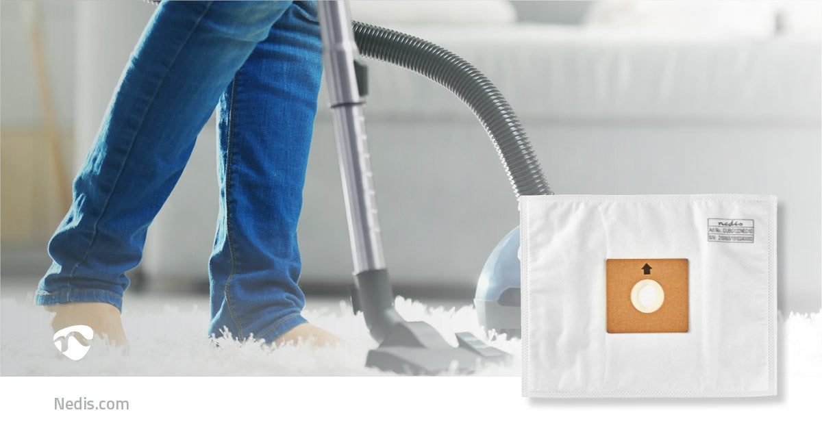 Vacuum bag | 10 pieces. | Synthetic | Best selling for: Nedis® VCBG500 / VCBG550-Series | White
