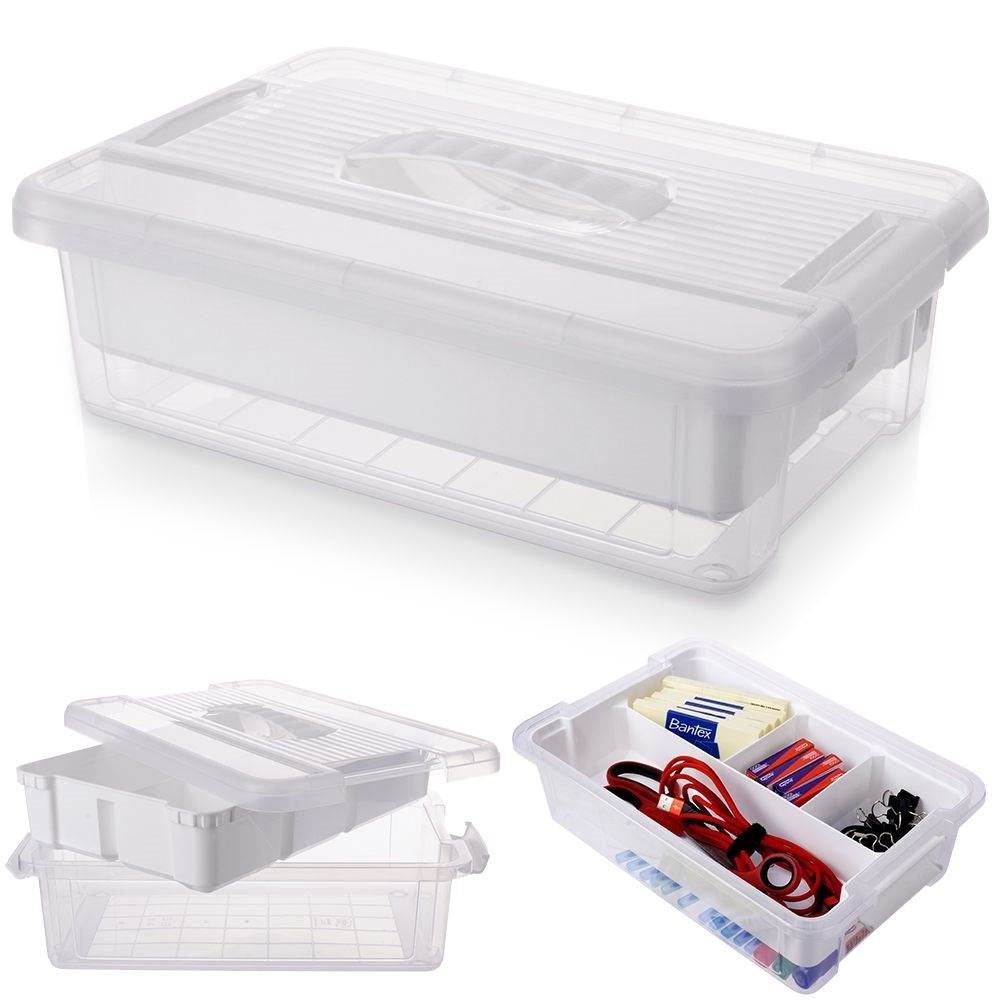 Versatile Drawer with Removable Insert and Four Compartments