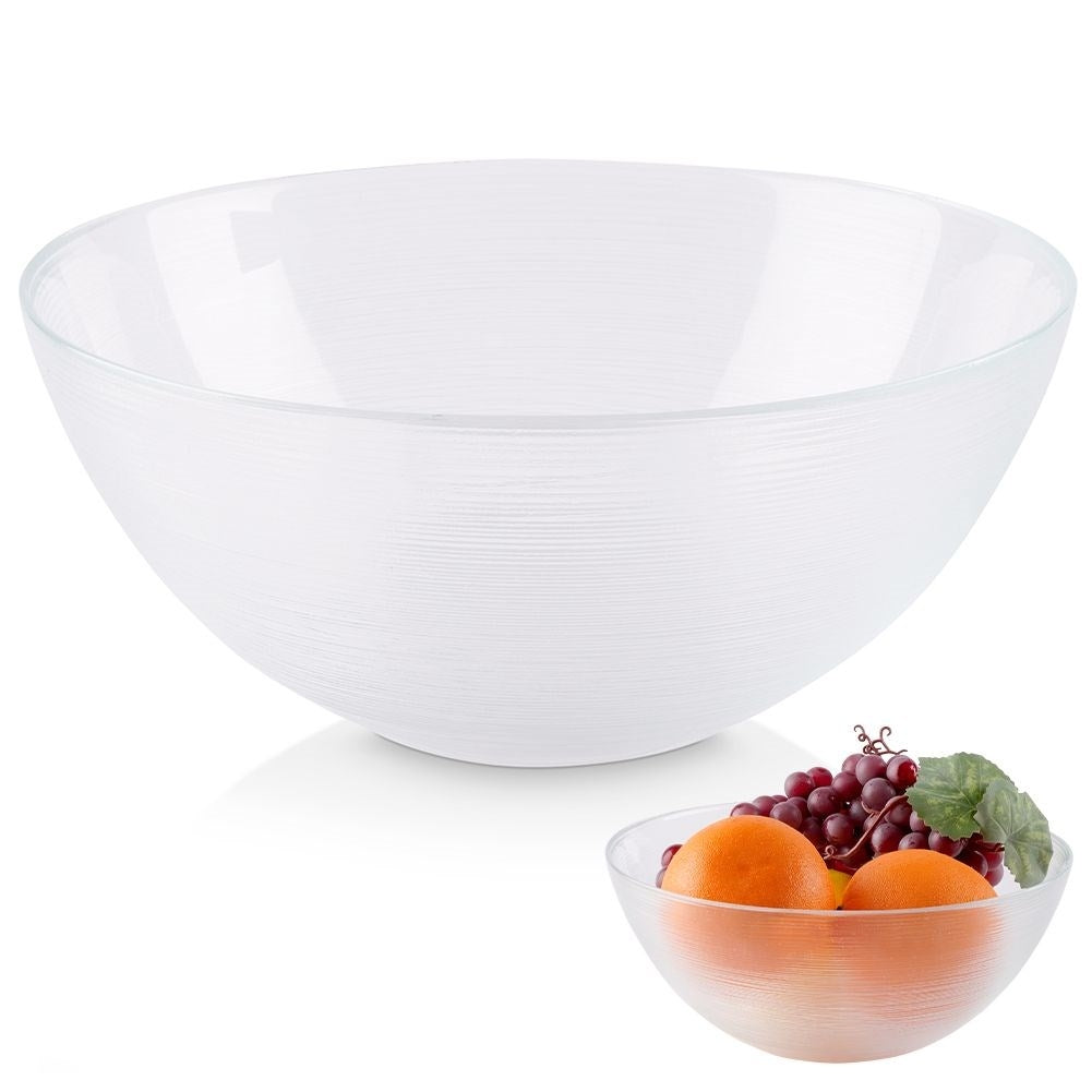 Versatile Glass Bowl for Salad, Snacks & Serving