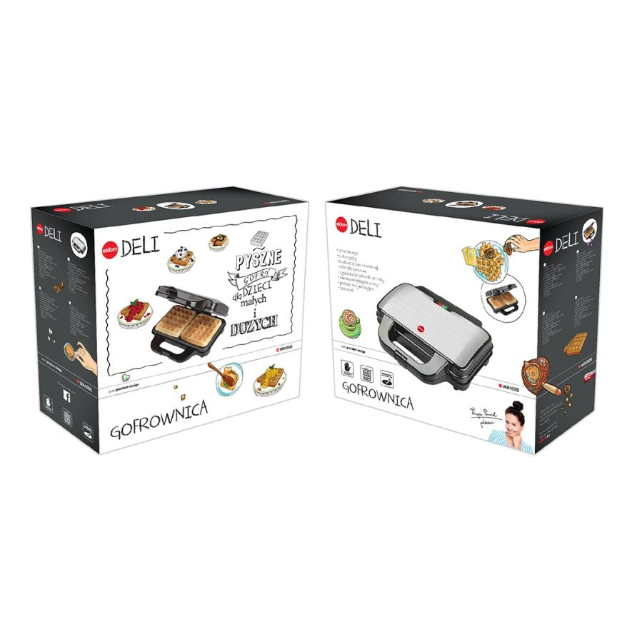 WA100S DELI ELDOM 1000W waffle maker